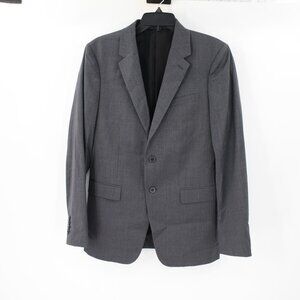 Theory Sport Coat Men's 38R Chambers Wool Blend Stretch Two Button Gray casual